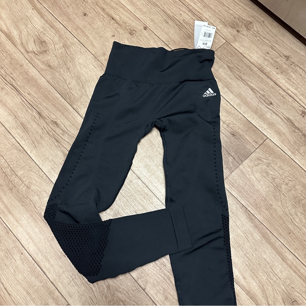 Adidas black leggings NWT